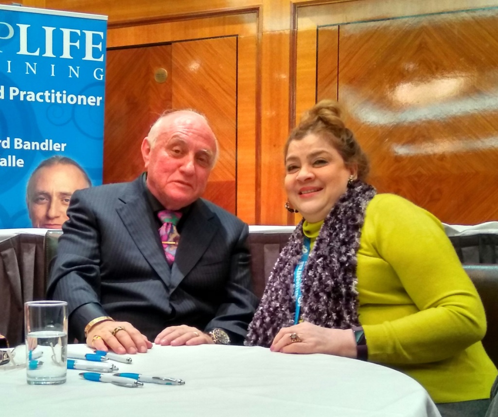 With Richard Bandler in London...